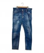 DSQUARED2ディースクエアード）の古着「HONEY BABY WASH SKATER JEAN」｜ネイビー