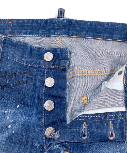 DSQUARED2（ディースクエアード）DSQUARED2 (ディースクエアード) HONEY BABY WASH SKATER JEAN ネイビー サイズ:50(XL)の古着・服飾アイテム