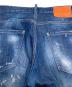 中古・古着 DSQUARED2 (ディースクエアード) HONEY BABY WASH SKATER JEAN ネイビー サイズ:50(XL)：12000円