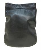 SLOW & COスロウ）の古着「mini one shoulder bag carf skin」｜ブラック