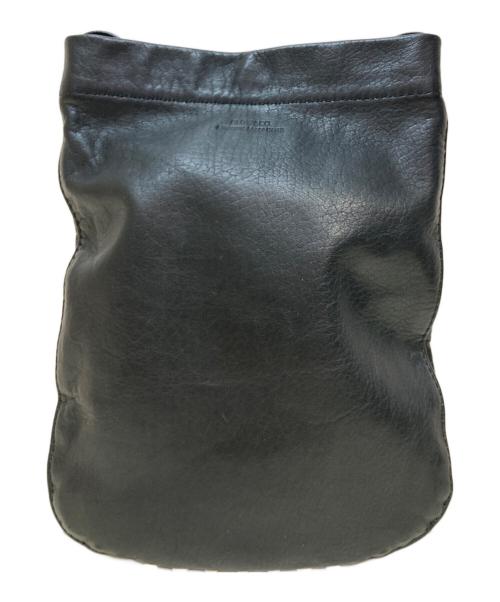 SLOW & CO（スロウ）SLOW & CO (スロウ) mini one shoulder bag carf skin ブラックの古着・服飾アイテム