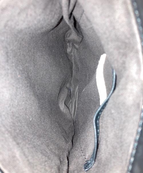 SLOW & CO（スロウ）SLOW & CO (スロウ) mini one shoulder bag carf skin ブラックの古着・服飾アイテム