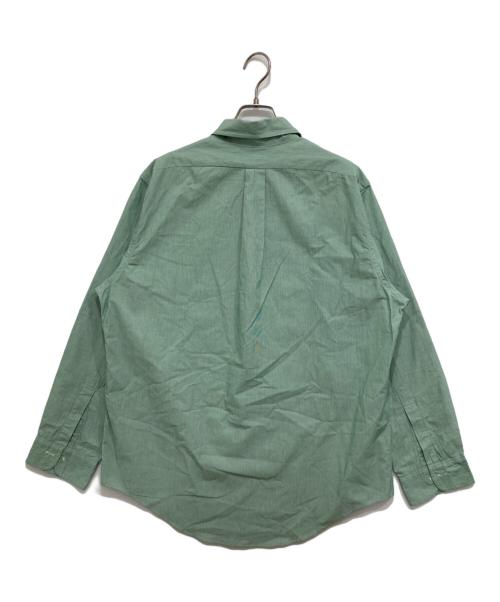 FAR EAST MANUFACTURING（ファー イースト マニュファクチュアリング）FAR EAST MANUFACTURING (ファー イースト マニュファクチュアリング) コットンピケボタンダウンシャツ グリーン サイズ:L(17 33)の古着・服飾アイテム