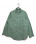 FAR EAST MANUFACTURING（ファー イースト マニュファクチュアリング）の古着「コットンピケボタンダウンシャツ」｜グリーン