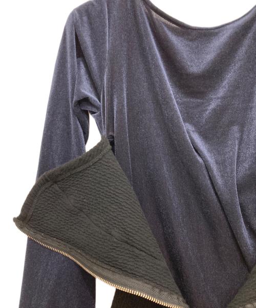 STUDIOUS（ステュディオス）STUDIOUS (ステュディオス) Bustier Combi Jersey Top ネイビー サイズ:FREEの古着・服飾アイテム