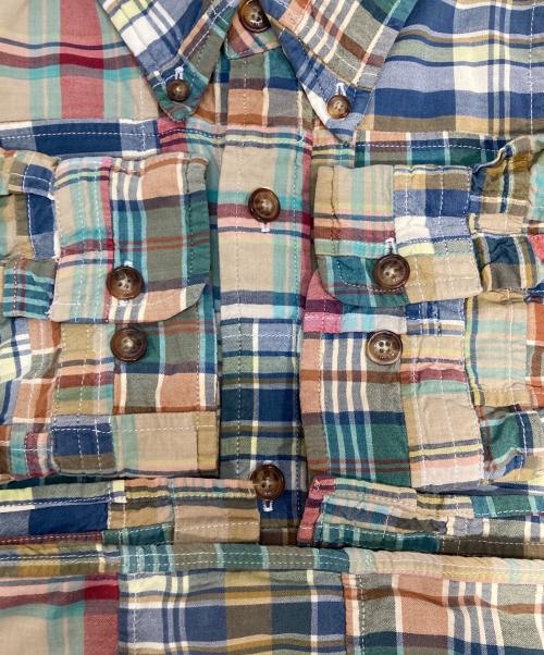 orvis（オービス）orvis (オービス) パッチワークシャツ マルチカラー サイズ:XLの古着・服飾アイテム