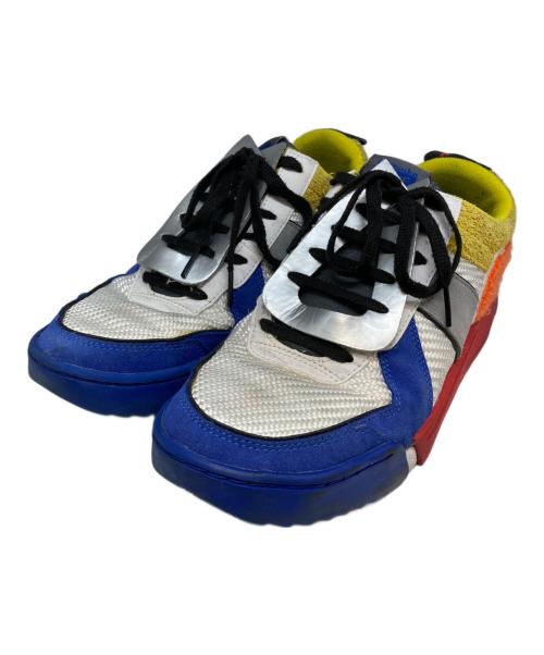 Onitsuka Tiger（オニツカタイガー）Onitsuka Tiger (オニツカタイガー) D-TRAINER SLIP-ON ブルー×ホワイト サイズ:28cmの古着・服飾アイテム