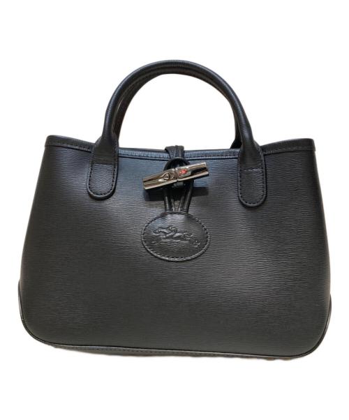 LONGCHAMP（ロンシャン）LONGCHAMP (ロンシャン) ROSEAU CROSS BODY BAG ブラックの古着・服飾アイテム