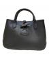 LONGCHAMP（ロンシャン）の古着「ROSEAU CROSS BODY BAG」｜ブラック