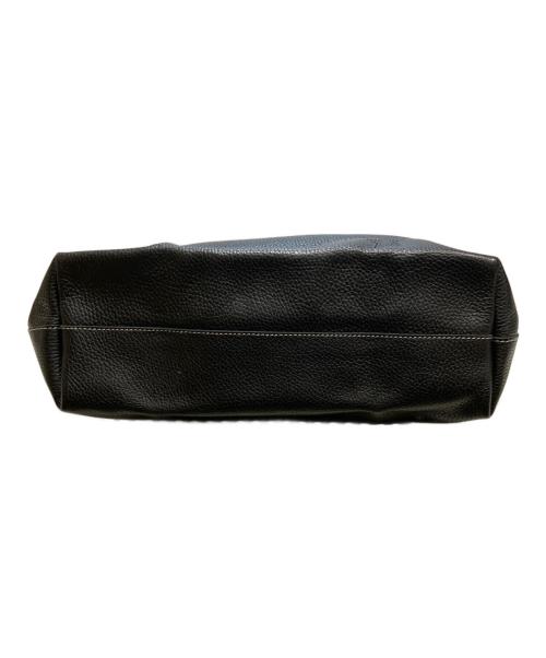 NUR DONATELLA LUCCHI（ヌールドナテッラルッキ）NUR DONATELLA LUCCHI (ヌールドナテッラルッキ) レザートートバッグ ブラックの古着・服飾アイテム