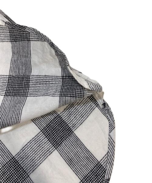 SASSAFRAS（ササフラス）SASSAFRAS (ササフラス) Diggin Shirts ホワイト×ブラック サイズ:Mの古着・服飾アイテム