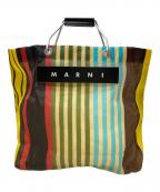 MARNIマルニ）の古着「フラワーカフェトートバッグ」｜マルチカラー