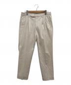 giab's ARCHIVIOジャブス アルキヴィオ）の古着「タックテーパードパンツ」｜ベージュ