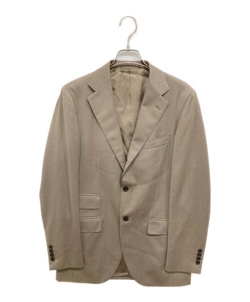 BEAMS F（ビームスエフ）BEAMS F (ビームスエフ) 3BUTTONS CAVALRY-TWILL SUIT ベージュ サイズ:48/8Rの古着・服飾アイテム