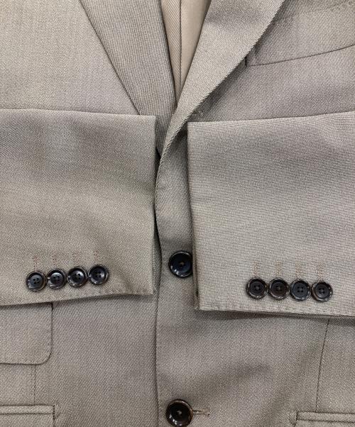BEAMS F（ビームスエフ）BEAMS F (ビームスエフ) 3BUTTONS CAVALRY-TWILL SUIT ベージュ サイズ:48/8Rの古着・服飾アイテム