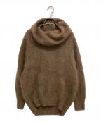 Plageプラージュ）の古着「タートルネックシャギーニット」｜ブラウン