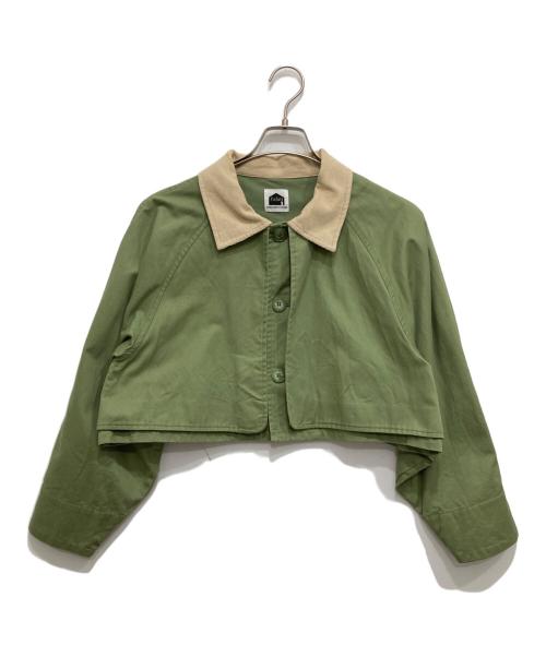 Fafatt（ファファット）Fafatt (ファファット) ガンフラップショート丈ジャケット カーキ サイズ:表記なしの古着・服飾アイテム