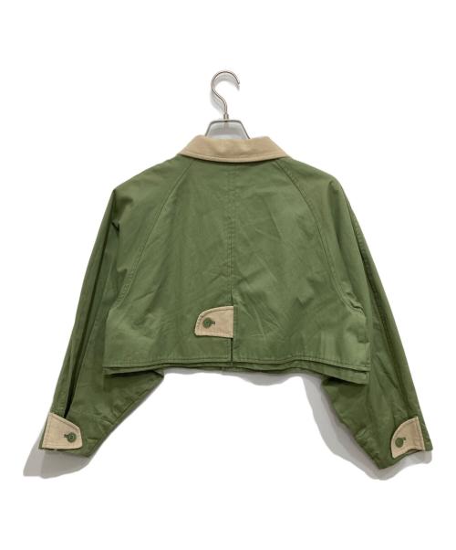 Fafatt（ファファット）Fafatt (ファファット) ガンフラップショート丈ジャケット カーキ サイズ:表記なしの古着・服飾アイテム