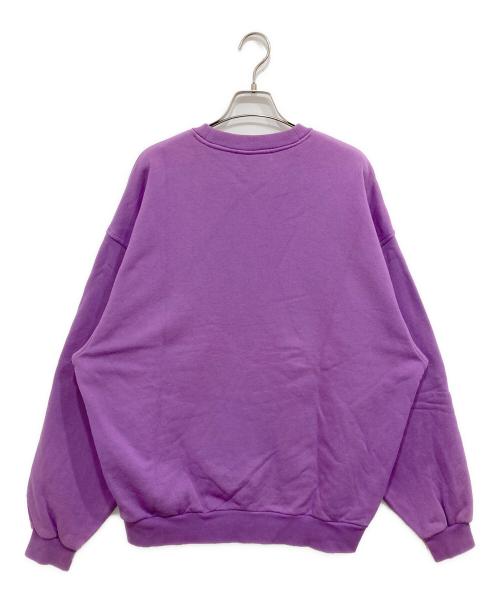 Acne studios（アクネ ストゥディオス）Acne studios (アクネ ストゥディオス) バブルロゴスウェット パープル サイズ:Sの古着・服飾アイテム