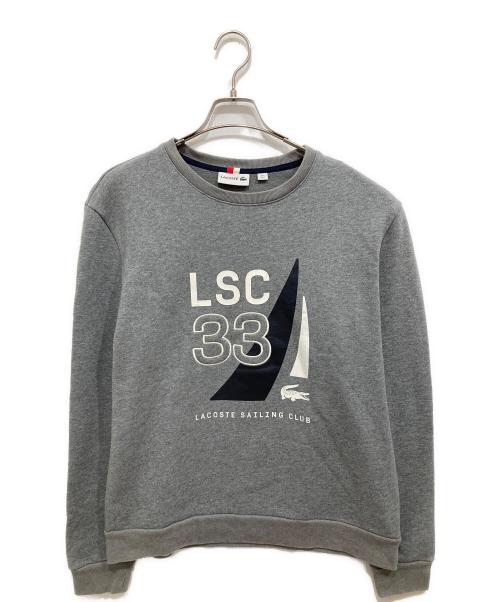 LACOSTE（ラコステ）LACOSTE (ラコステ) 裏起毛スウェット グレー サイズ:Lの古着・服飾アイテム
