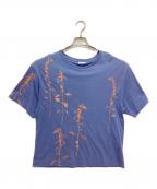 DRIES VAN NOTENドリスヴァンノッテン）の古着「刺繍カットソー」｜ブルー