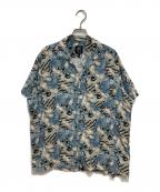 BRAIN DEADブレインデッド）の古着「Hawaiian Shirt -SURREAL」｜ブルー
