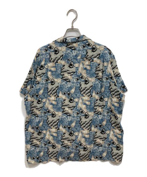 BRAIN DEAD（ブレインデッド）BRAIN DEAD (ブレインデッド) Hawaiian Shirt -SURREAL ブルー サイズ:Lの古着・服飾アイテム