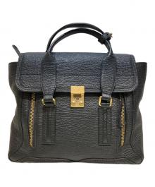 3.1 phillip lim（スリーワンフィリップリム）の古着「2WAYサッチェルバッグ」｜ブラック