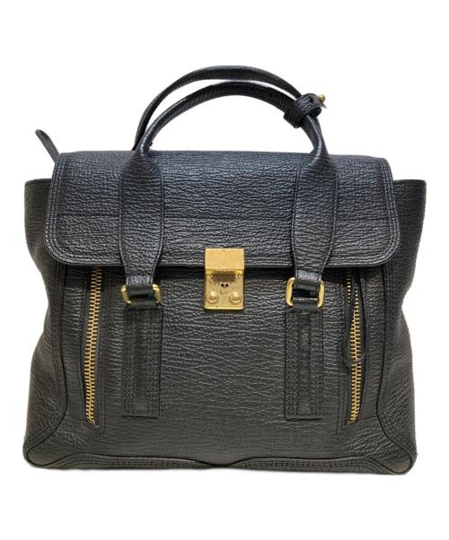 3.1 phillip lim（スリーワンフィリップリム）3.1 phillip lim (スリーワンフィリップリム) 2WAYサッチェルバッグ ブラックの古着・服飾アイテム