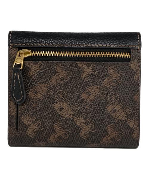 COACH（コーチ）COACH (コーチ) コンパクトウォレット ブラウンの古着・服飾アイテム