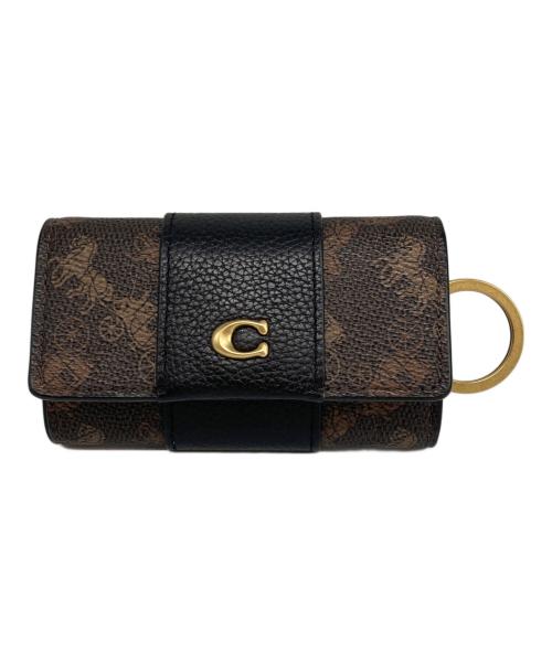 COACH（コーチ）COACH (コーチ) ケース・ホースアンドキャリッジプリント ブラウンの古着・服飾アイテム