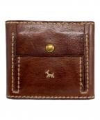 HENRY CUIRアンリークイール）の古着「RAMBLAS コンパクトウォレット」｜ブラウン