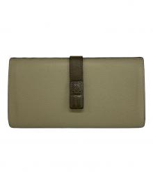 LOEWE（ロエベ）の古着「バーティカルウォレット」｜ライトグリーン