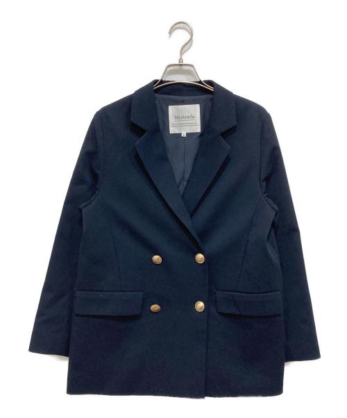 Mystrada（マイストラーダ）Mystrada (マイストラーダ) ダブルボタンテーラージャケット ネイビー サイズ:Sの古着・服飾アイテム