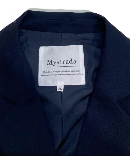 Mystrada（マイストラーダ）Mystrada (マイストラーダ) ダブルボタンテーラージャケット ネイビー サイズ:Sの古着・服飾アイテム