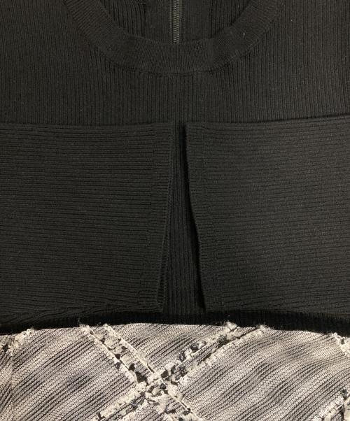 JUSGLITTY（ジャスグリッティー）JUSGLITTY (ジャスグリッティー) ドッキングワンピース ブラック サイズ:Mの古着・服飾アイテム