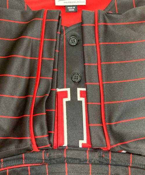 MITCHELL & NESS（ミッチェルアンドネス）MITCHELL & NESS (ミッチェルアンドネス) FUBU (フブ) ベースボールシャツ ブラック サイズ:Lの古着・服飾アイテム