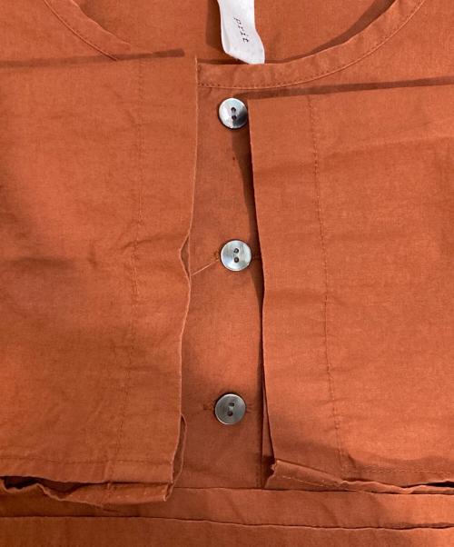 prit（プリット）prit (プリット) タイプライターワンピース ブラウン サイズ:Freeの古着・服飾アイテム