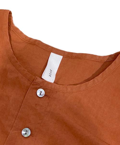 prit（プリット）prit (プリット) タイプライターワンピース ブラウン サイズ:Freeの古着・服飾アイテム