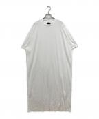 ATONエイトン）の古着「SUVIN60/2 OVERSIZED DRESS」｜ホワイト