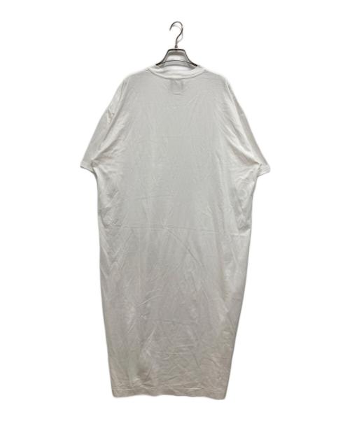 ATON（エイトン）ATON (エイトン) SUVIN60/2 OVERSIZED DRESS ホワイト サイズ:Mの古着・服飾アイテム