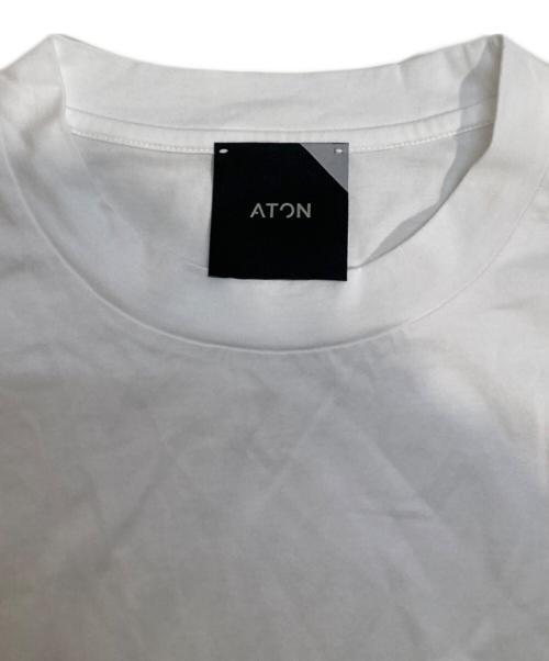 ATON（エイトン）ATON (エイトン) SUVIN60/2 OVERSIZED DRESS ホワイト サイズ:Mの古着・服飾アイテム