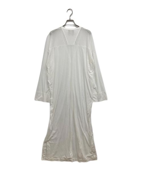 ATON（エイトン）ATON (エイトン) フレスカロングカーディガン ホワイト サイズ:Mの古着・服飾アイテム