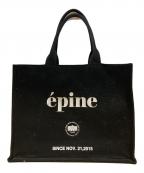 epineエピヌ）の古着「book tote bag large」｜ブラック