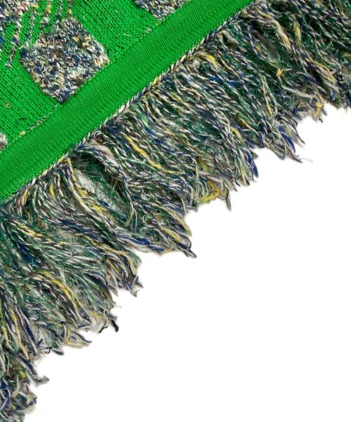 MAISON SPECIAL（メゾンスペシャル）MAISON SPECIAL (メゾンスペシャル) ジャガードチェックツイードニットビスチェ グリーン サイズ:Freeの古着・服飾アイテム