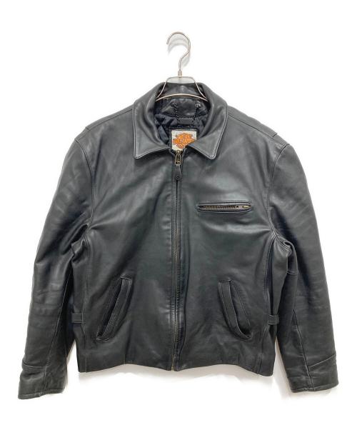 HARLEY-DAVIDSON（ハーレーダビッドソン）HARLEY-DAVIDSON (ハーレーダビッドソン) レザージャケット ブラック サイズ:44の古着・服飾アイテム