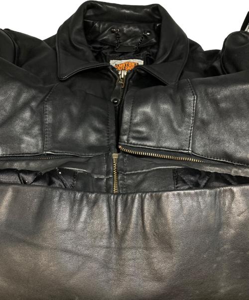 HARLEY-DAVIDSON（ハーレーダビッドソン）HARLEY-DAVIDSON (ハーレーダビッドソン) レザージャケット ブラック サイズ:44の古着・服飾アイテム