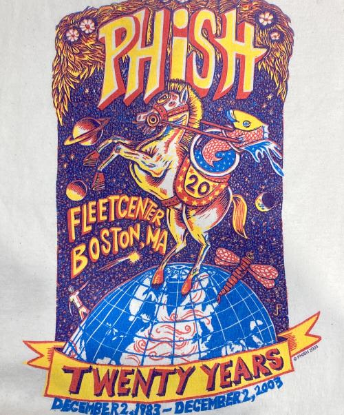 PHiSH（フィッシュ）PHiSH (フィッシュ) バンドTシャツ アイボリー サイズ:Mの古着・服飾アイテム