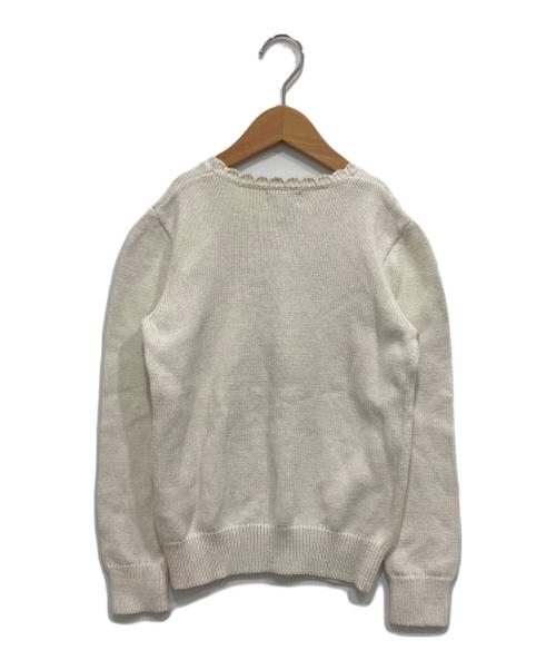 POLO RALPH LAUREN（ポロ・ラルフローレン）POLO RALPH LAUREN (ポロ・ラルフローレン) ポロベアニット アイボリー サイズ:150cmの古着・服飾アイテム