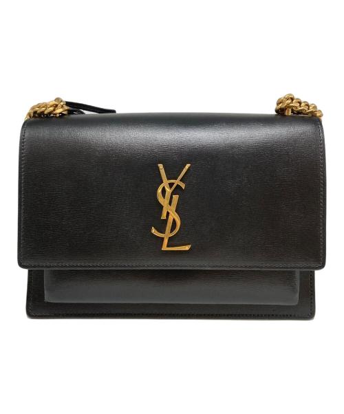 Saint Laurent Paris（サンローランパリ）Saint Laurent Paris (サンローランパリ) サンセットチェーンショルダーバッグ ブラックの古着・服飾アイテム